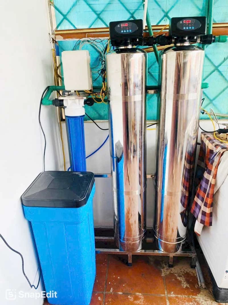 T128 - Bộ lọc nước giếng khoan loại bỏ kim loại nặng, đá vôi, mangan,...