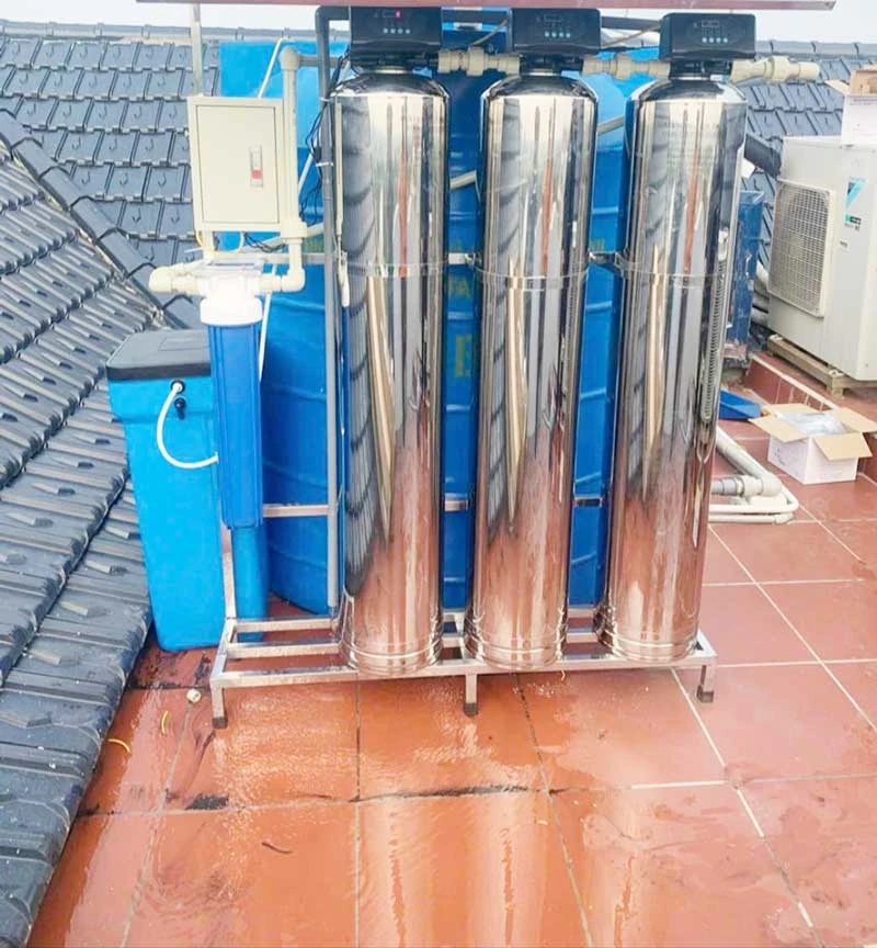 T129 - Bộ lọc nước giếng khoan loại bỏ kim loại nặng, đá vôi, magie,...