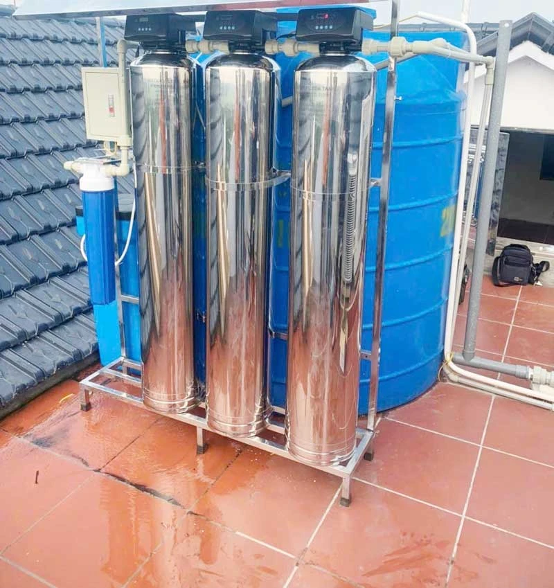 T129 - Bộ lọc nước giếng khoan loại bỏ kim loại nặng, đá vôi, magie,...