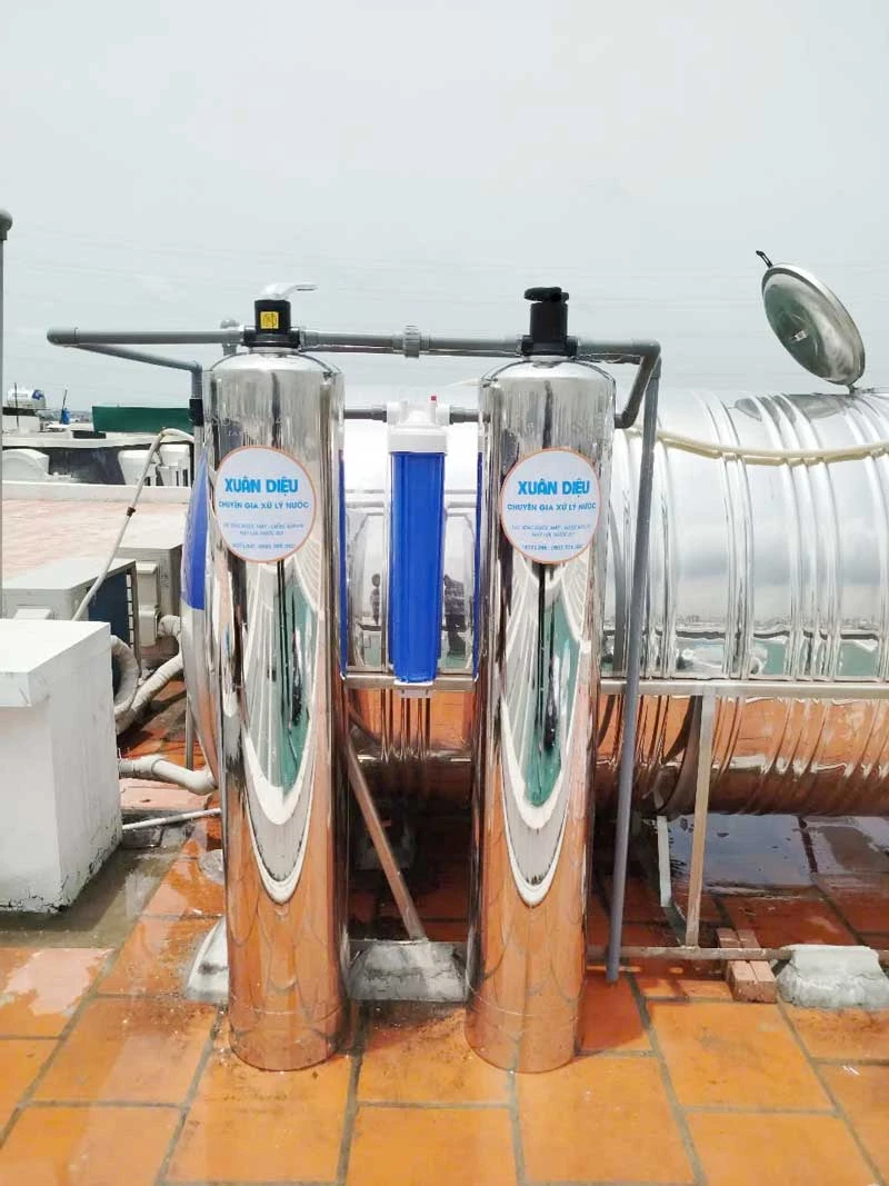 T123 - Bộ lọc nước giếng khoan loại bỏ kim loại nặng, đá vôi, mangan,...