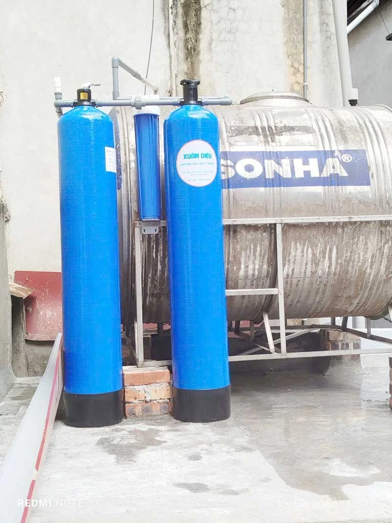 T122 - Bộ lọc nước giếng khoan loại bỏ kim loại nặng (Sắt, Mangan,..), đá vôi, Magie,...