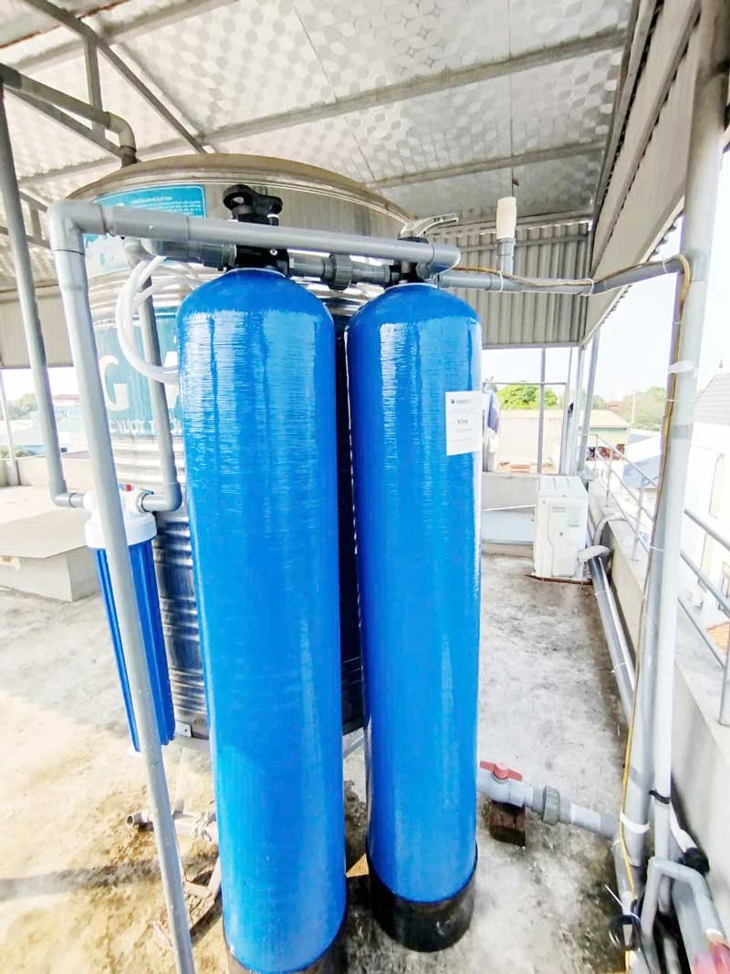 T122 - Bộ lọc nước giếng khoan loại bỏ kim loại nặng (Sắt, Mangan,..), đá vôi, Magie,...